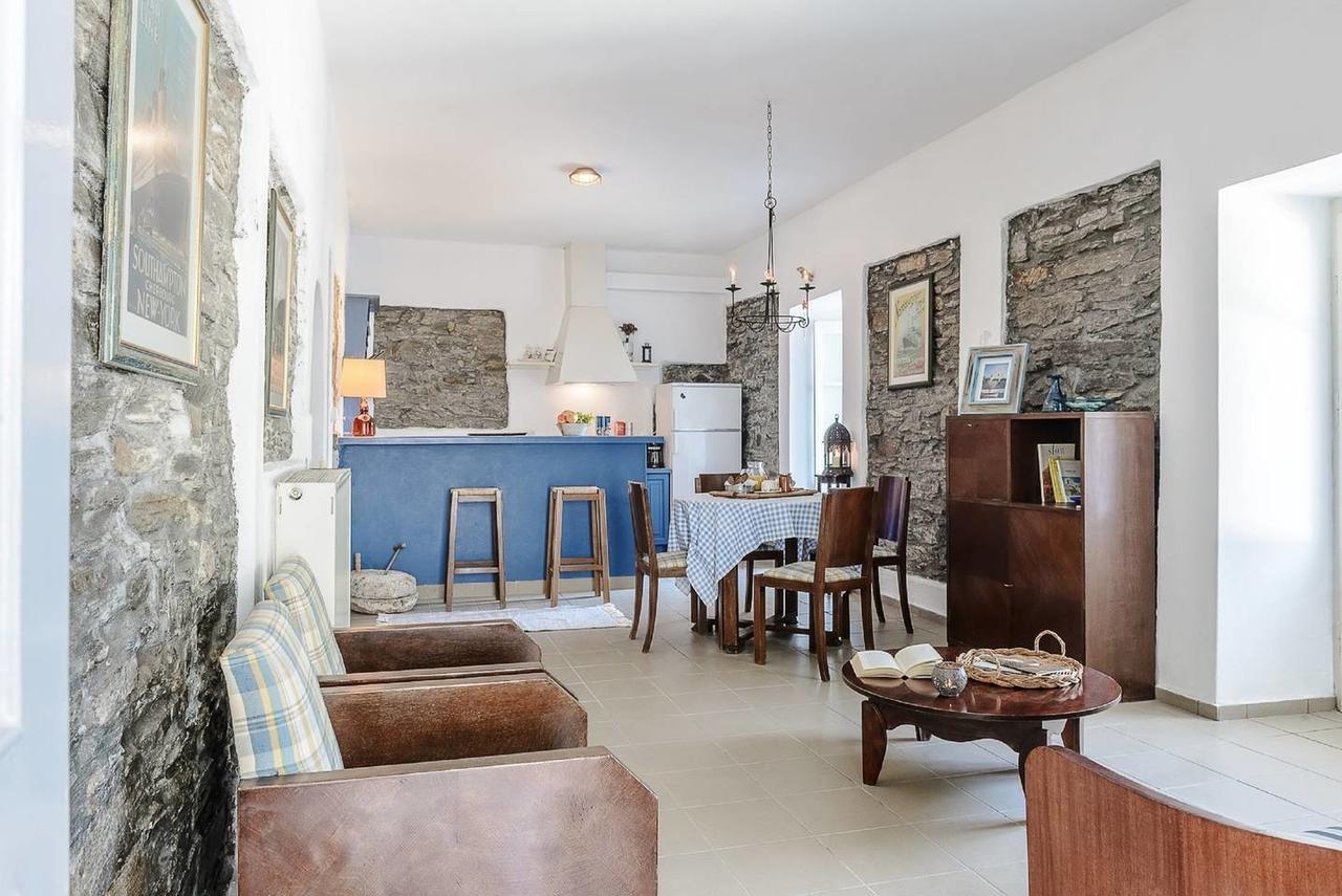 "Aura" Apt In Stone Tower 1690 • Andros Aidonia  Dış mekan fotoğraf